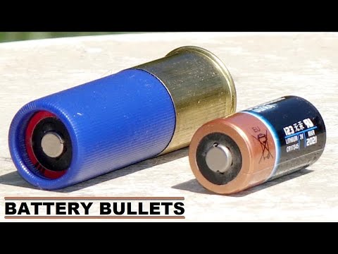 12ga. Shotgun Lithium BATTERY Slugs-  Brutal Results!