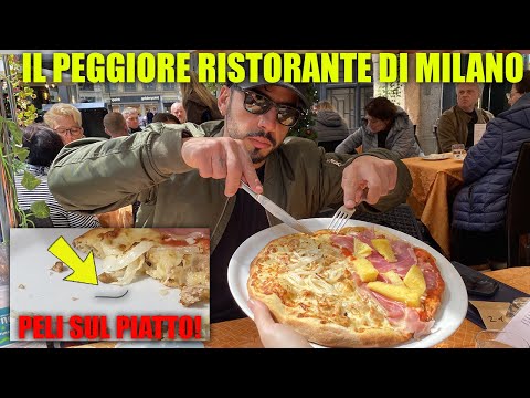 WE EAT IN THE WORST RESTAURANT IN MILAN - WE FOUND HAIR ON OUR PLATE!