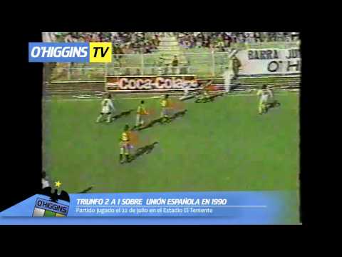 Recuerdo de 1990. O'Higgins 2 - Unión Española 1