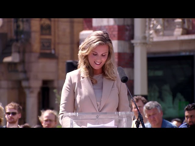 Speech Kelly de Vries Monument