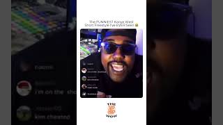 Funniest Kanye West Freestyle Ever 😂💎 #KanyeWest #Freestyle