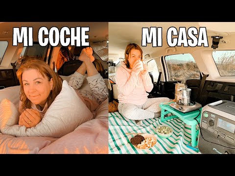 Convierto COCHE en CASA RODANTE ¡Nos desaparece EL COLCHÓN! camperizar coche barato