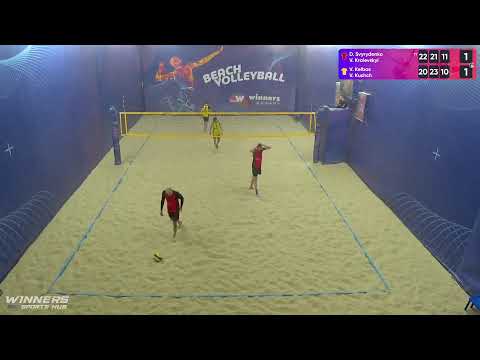 09:55 D. Svyrydenko / V. Kraievskyi - V. Kelbas / V. Kushch 14.03.2023 | Winners Beach Volleyball
