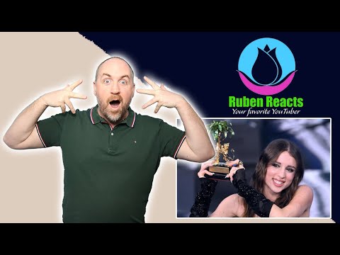 RUBEN REACTS TO Angelina Mango - La noia - San Remo 2024
