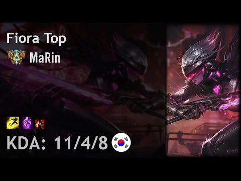 Fiora Top vs Nautilus - MaRin - KR Challenger Patch 7.5