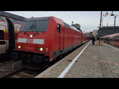 RE 2 von München Hbf über Regensburg Hbf nach Hof Hbf mit BR 146 und BR 218