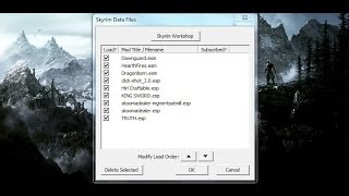 FAQ. Как устанавливать моды на Skyrim.