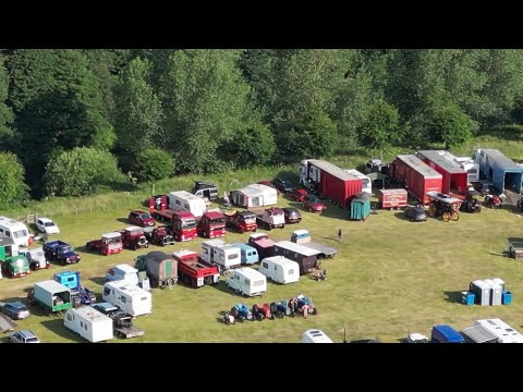 SNNC 496 P2  Drone Test Flight . Steam Engine Restore