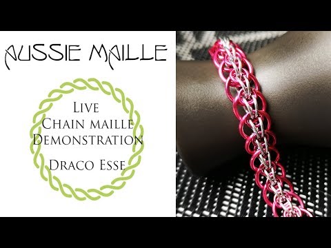 Live Chain Maille Demonstration - Draco Esse