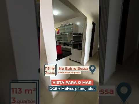 Indisponível🚫apto no Mont Serrat por R$ 750 mil, vista mar e móveis planejados no Bessa