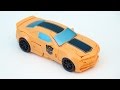 TRANSFORMERS 4 BUMBLEBEE ONE STEP CHANGERS 2014 CAMARO CONCEPT VIDEO TOY REVIEW