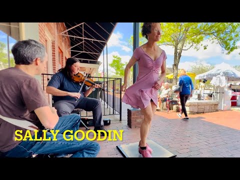 Sally Goodin - Fiddle, Feet, Banjo ￼Trifecta! – Bear on the Square morning ‘23 - Miss Moonshine