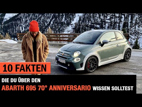 10 Fakten❗️die DU über den Abarth 695 70° Anniversario wissen solltest! Fahrbericht | Review | Test.