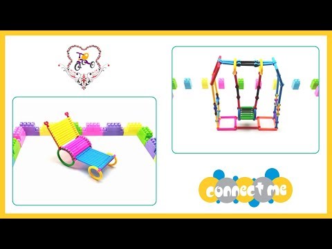 Learn Colors and How To Make Models Using Crazy Sticks(Educational Toys)