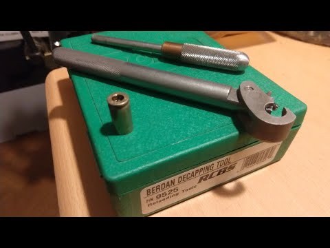 How to use the RCBS (9525)  berdan decapping tool