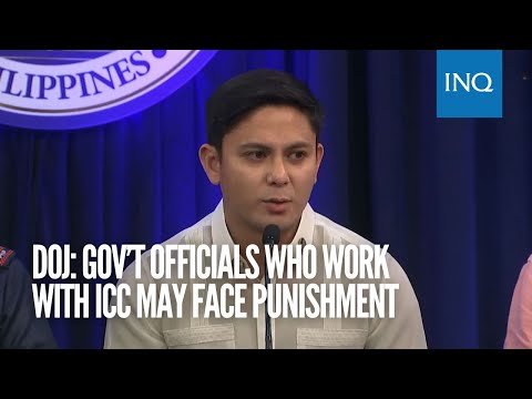 DOJ: Gov’t officials who work with ICC may face punishment