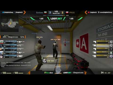 Outlaws.GG niki1 - 3 quick M4A1-S kills (2 HS) #CSGO #Stream #HLTV #Esports