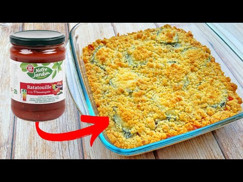 Je cuisine un bocal de ratatouille toute prête !