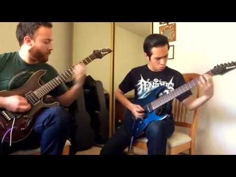 Byron Leon and Ryan McNatt | Necrophagist - Only Ash Remains | Dual Guitar Cover