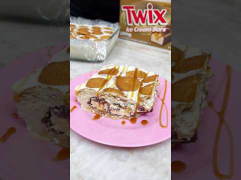Giant Twix Ice Cream Cake