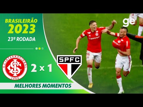 INTERNACIONAL 2 X 1 SÃO PAULO | MELHORES MOMENTOS | 23ª RODADA BRASILEIRÃO 2023 | ge.globo
