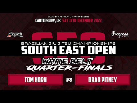 SouthEast BJJ Open - Tom Horn vs  Brad Pitney (White Belt - Quarter Finals)