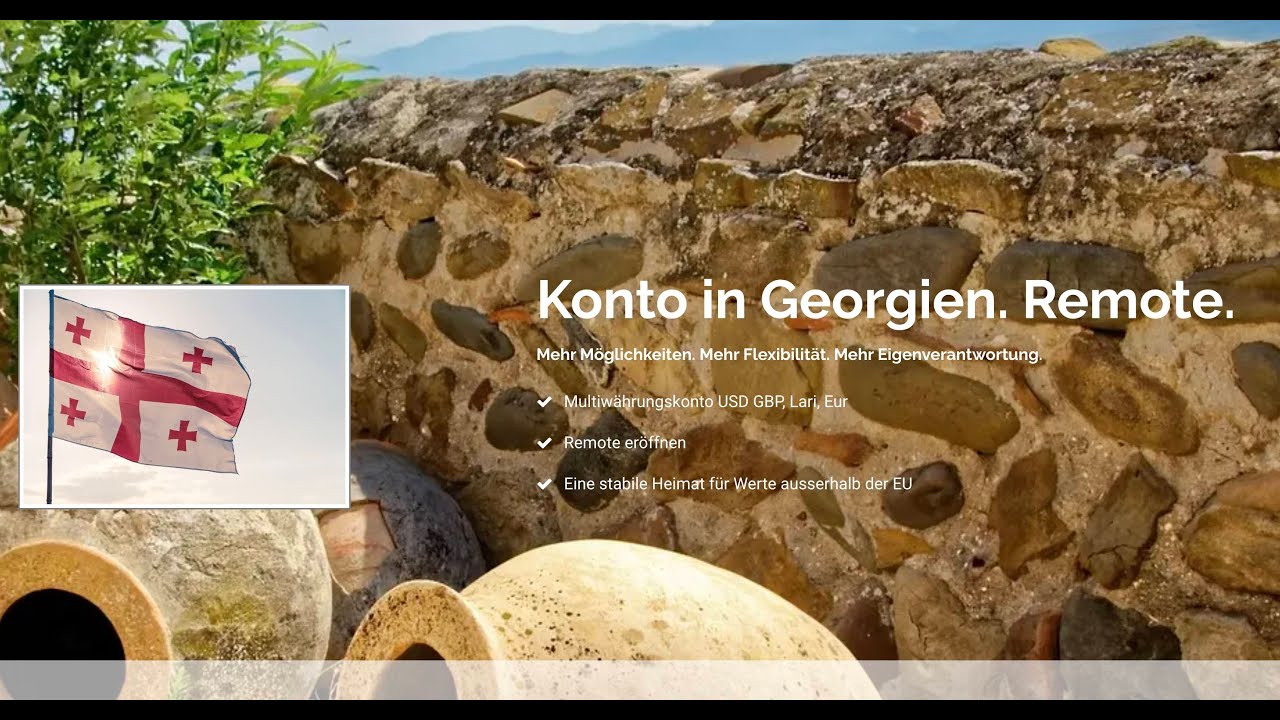 Konto in Georgien. Remote.