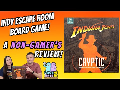 Indiana Jones: Cryptic - A Puzzles & Pathways Adventure | A Non-Gamer's Review! @FunkoGamesOfficial