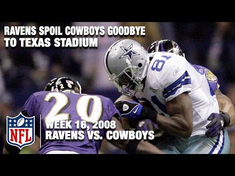 Ravens vs. Cowboys (Wk 16, 2008) | Final Game at Texas Stadium | Classic Game Highlights | NFL