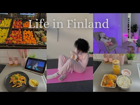 Cold winter night routine after work in Finland  |  Solo Living diaries | Silent Vlog 