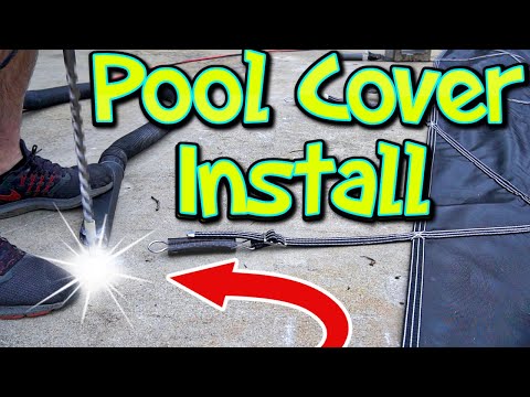 Pool Cover Strap Tips & How to Install a Mesh Cover