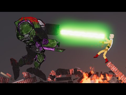 SAITAMA vs Lex Luthor's Mech - People Playground 1.22.2