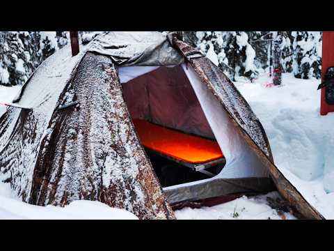 WOODMEN: Forest life in the north and Forest Film: Camping | Bushcraft | Log Cabin