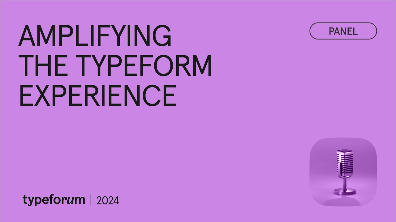 Amplifying your Typeform experience through integrations - YouTube