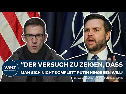 MÜNCHNER SICHERHEITSKONFERENZ: "30 Minuten Generalabrechnung" Brisante Rede von JD Vance erwartet