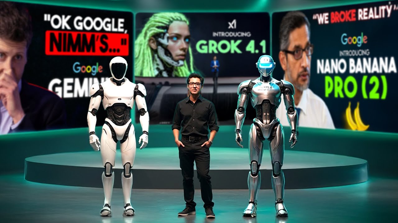 AI SHOCKS Everyone This Week: Gemini 3 Chaos, Nano Banana Pro, Grok 4.1, Unitree, New Manus...