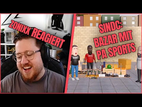 zonixx REAGIERT auf "sinDC Folge 11 - Bazar mit PA SPORTS" 😂 | #ReactionDon #57
