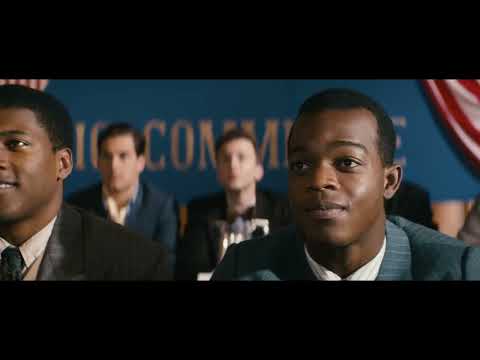 Official trailer still for Race (2016) with Jesse Owens on the starting blocks — visual cue for the soundtrack’s athletic pulse