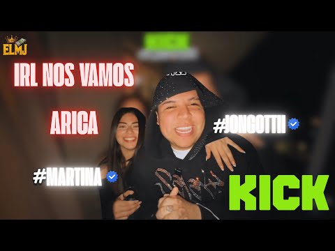 JONGOTI IRL FT MARTINA ❤️ /NOS.VAMOS PARA ARICA Y TACNA PERU!! #gotti #kickchile #byking