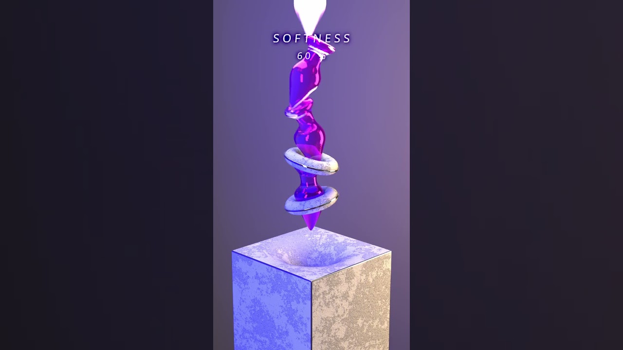 0% to 100% arrow VS 2 torus! softbiody simulation test in houdini !