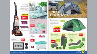 Lidl Weekly Special Buys 4th April 2018 Camping & Cleaning