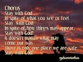 Stay With God