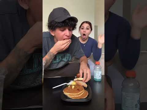 Land a bottle flip and you can eat 😩