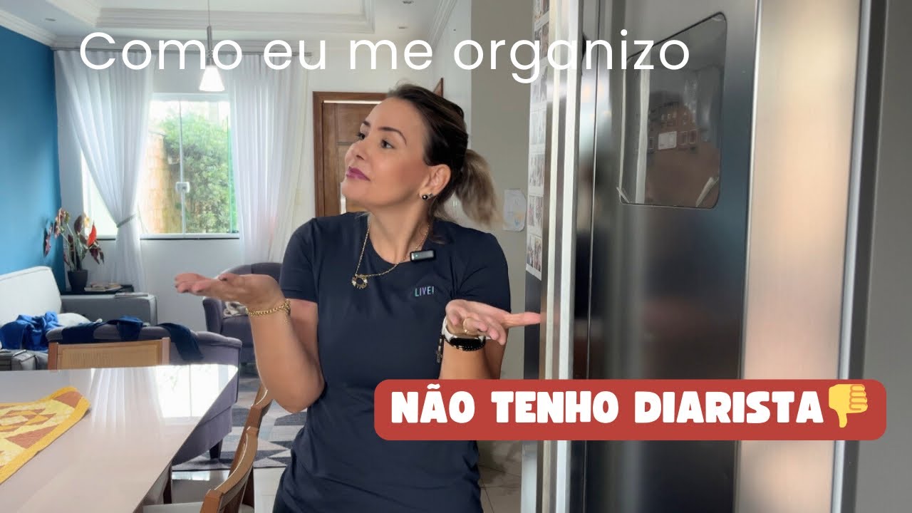 Não tenho diarista, como me organizo, vlog limpeza e minimalismo ❤️🏠