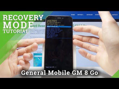 Recovery Mode GENERAL MOBILE GM 8 Go - How to Open & Use Recovery Menu