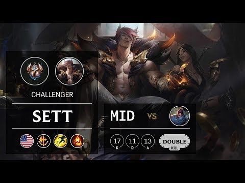 Sett Mid vs Yasuo - NA Challenger Patch 10.2