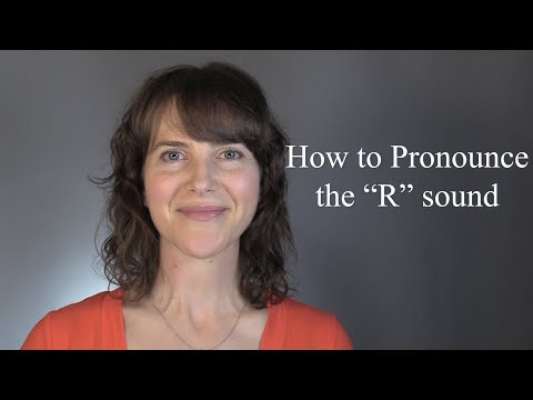 Learn the American Accent: How to pronounce the American R sound