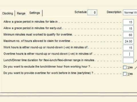 TCMS V2.2 - New Version_11-The Settings of Normal working hours