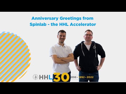 Anniversary Greetings from SpinLab I 30 Years of HHL