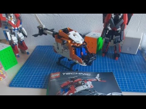 Собираем Лего Вертолёт 42092 и кубики !